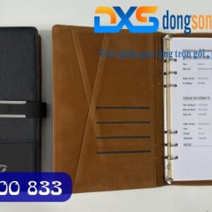 QTC 001- Quà Tặng In Nội Dung Tri Ân Thầy Cô - Sổ Da Pu Cao Cấp Màu Đen