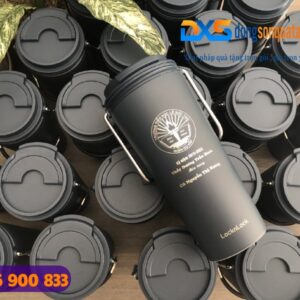 Bình giữ nhiệt Locknlock LHC4269NVY - In khắc logo Trường TH Lê Đức Thọ